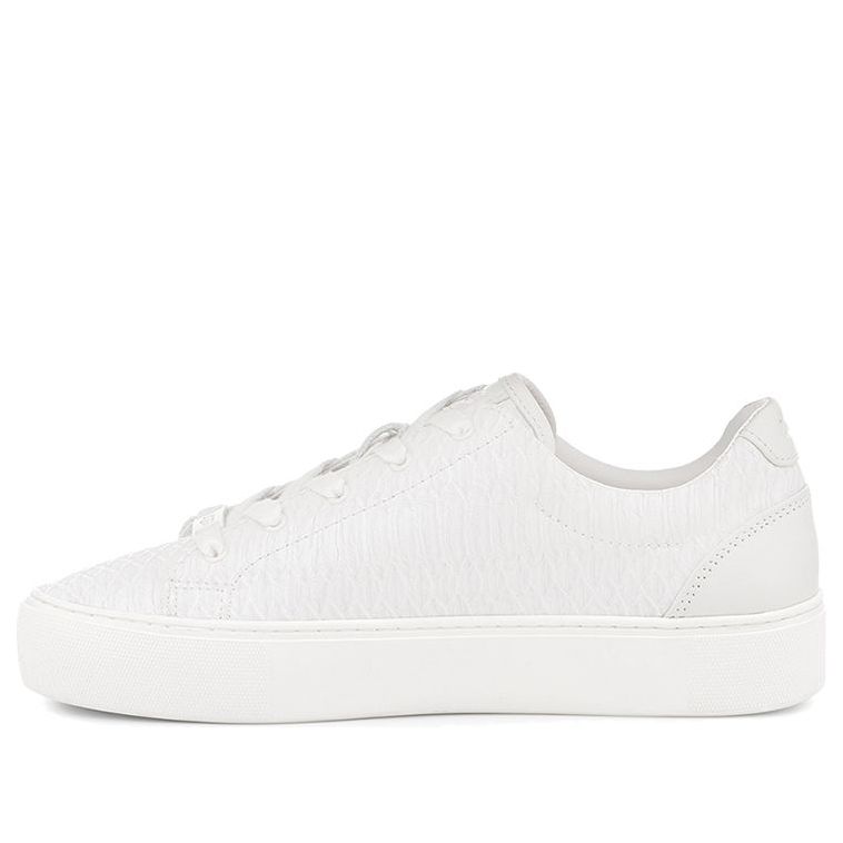 (WMNS) UGG Cakewalk Zilo snake pattern Skateboarding Shoes White 1109457-WEXT