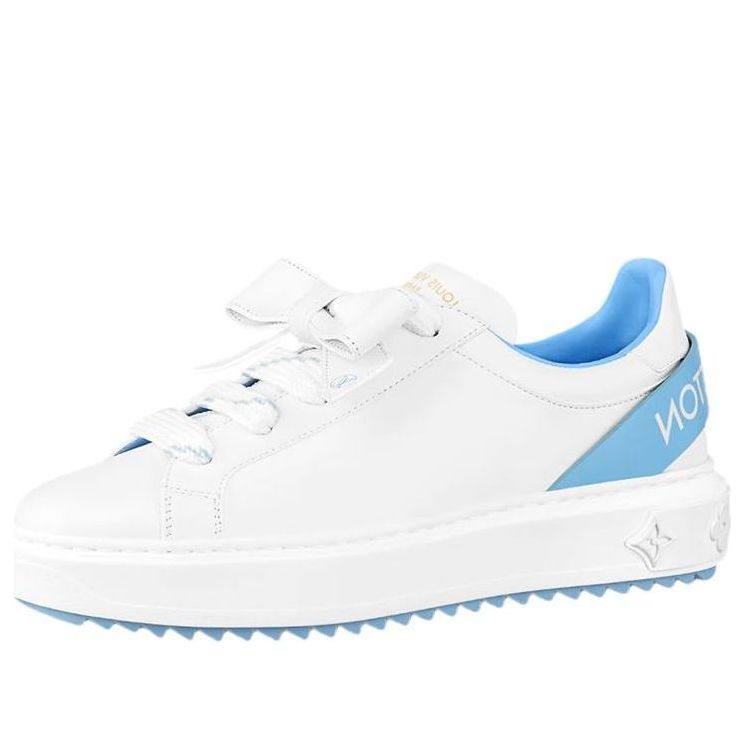 (WMNS) LOUIS VUITTON Time Out Sneakers 'White with Blue' 1A9Q0M