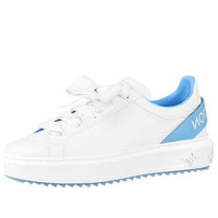 (WMNS) LOUIS VUITTON Time Out Sneakers 'White with Blue' 1A9Q0M