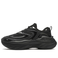 (WMNS) FILA FUSION Buzzard Fashion Sneakers 'Black ' T12W341117FBK