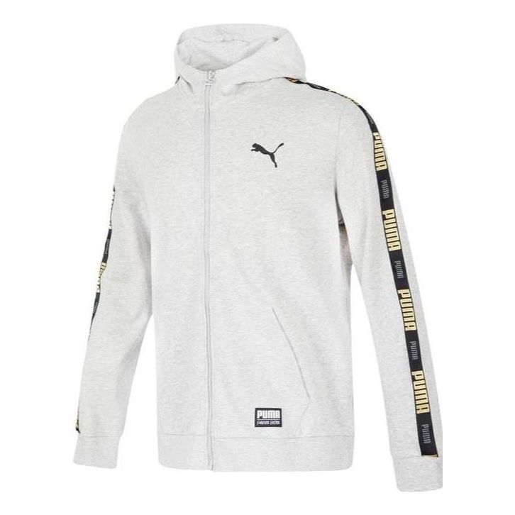 PUMA Handwriting Label Jacket 'Grey' 539532-04