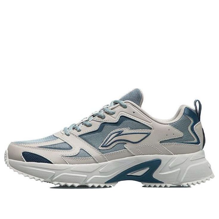 Li-Ning Retro Running Shoes 'Grey Green' ARLQ001-5