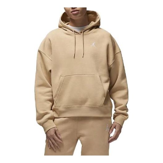 (WMNS) Air Jordan Brooklyn Fleece Hoodie 'Desert' FN4488-277