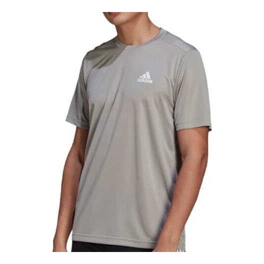 adidas AEROREADY Designed To Move Motion T-shirt 'Mgh Solid Grey White' GM2121