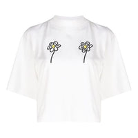 PALM ANGELS Printing Short Sleeve White PWAA020S20JER0050210