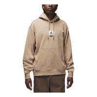 Air Jordan Flight Fleece Pullover Hoodie 'Hemp Heather Sail' DQ7338-201
