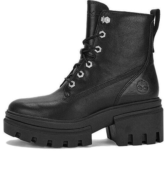 (WMNS) Timberland Everleigh 6 Inch Boots 'Black Full Grain' A41S7
