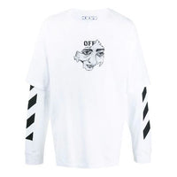 Men's Off-White Printing Sports White OMAB022F20FAB0040110