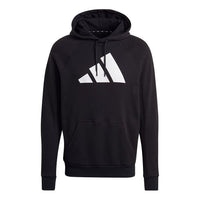 adidas M Fi Hood Casual Sports hooded Pullover Black GM6458