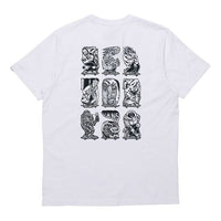 Men's Vans Asian Artist Crossover Series Pattern Printing Short Sleeve White VN0A4P5FWHT