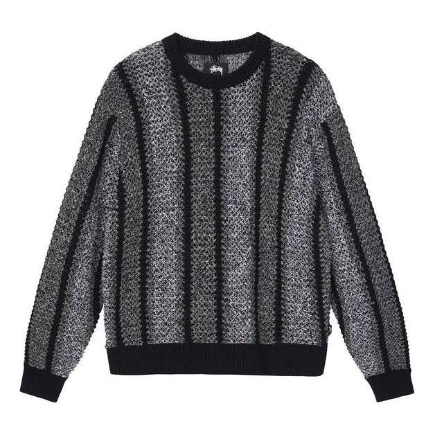 Stussy Baja Loose Gauge Sweater 'Grey' 117148