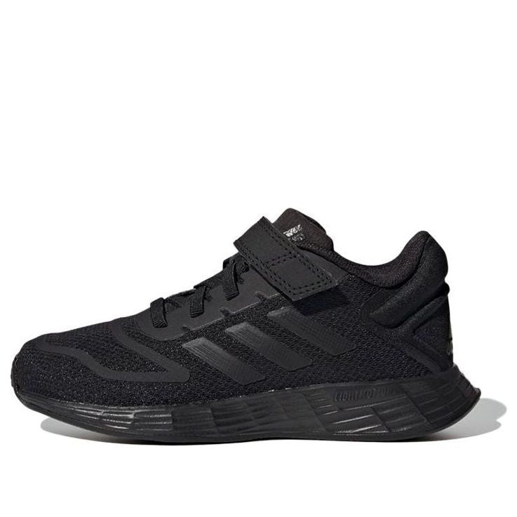 (GS) adidas Duramo 10 Elastic Lace 'Triple Black' GZ0637