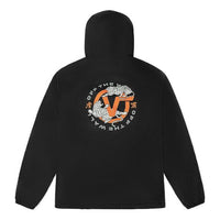 Vans Tiger Printing Zipper Hooded Jacket Couple Style Black VN0002BNBLK