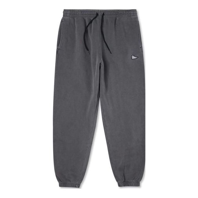 Converse Loose Fit Wearers Left Sneaker Patch Pigment Dyed Pant 'Grey' 10024499-A01