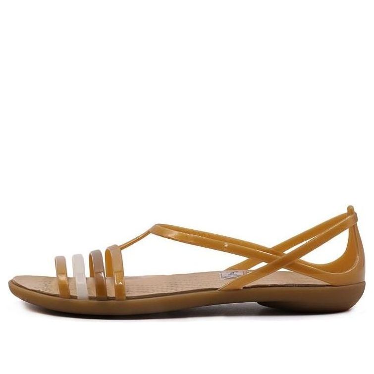 (WMNS) Crocs Gold Color Sandals 'Gold' 202465-276