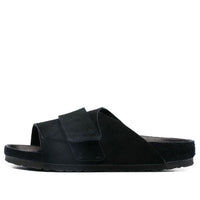 Birkenstock Kyoto Suede Leather Narrow Fit 'Black' 1022306