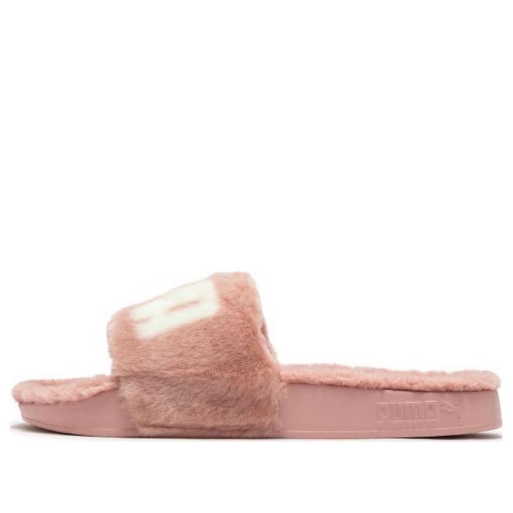 (WMNS) PUMA Leadcat 2.0 Fuzz Slides 'Carnation Pink' 387313-11