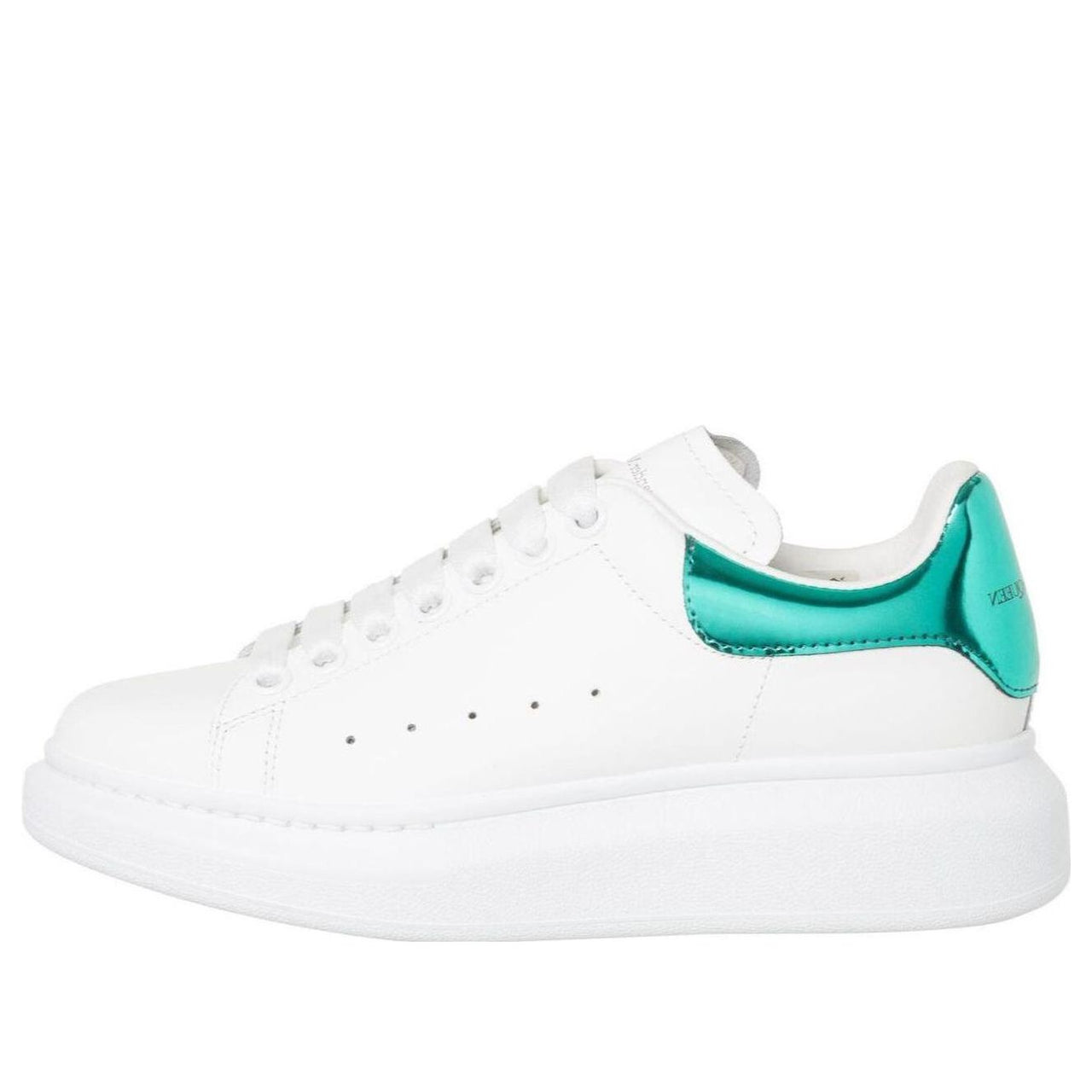 (WMNS) Alexander McQueen Oversized Sneaker 'White Emerald' 676702WICGG9079