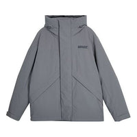Skechers Stroll Series Solid Color Casual Down Jacket 'Grey' L423M008-00W5