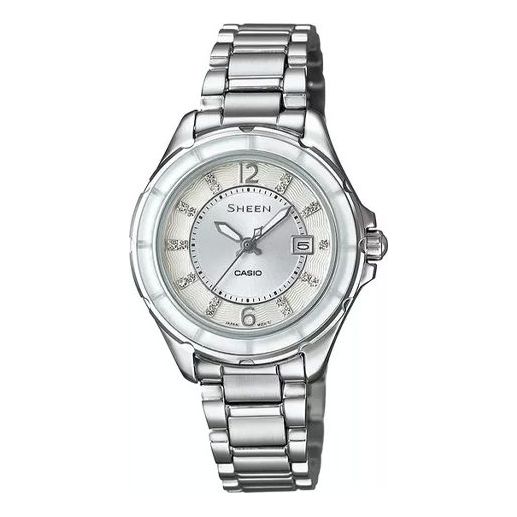 CASIO SHEENSeries es Silver White Analog SHE-4045D-7A