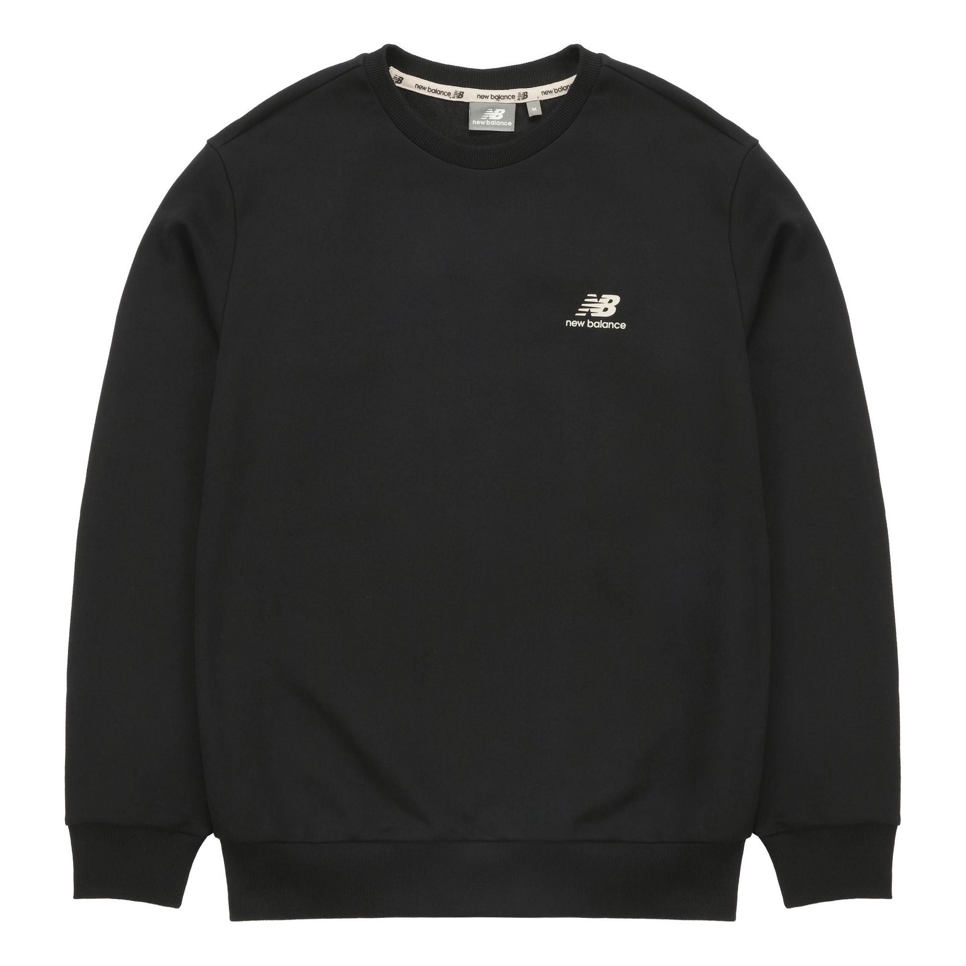New Balance Athleisure Casual Sports Round Neck Pullover Long Sleeves Black 5CB33223-BK