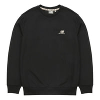 New Balance Athleisure Casual Sports Round Neck Pullover Long Sleeves Black 5CB33223-BK