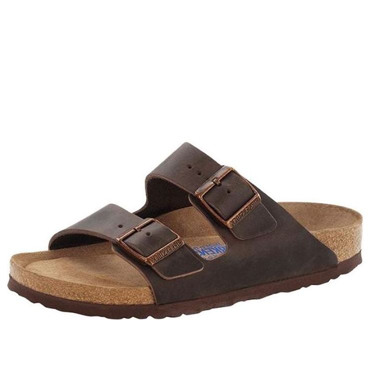 Birkenstock Arizona Soft Footbed Oiled Leather Narrow Fit 'Habana' 0452763