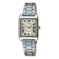 CASIO DRESS Series Stainless Steel StrapSquare Golden Quartz Waterproof Gold Analog LTP-V007SG-9B