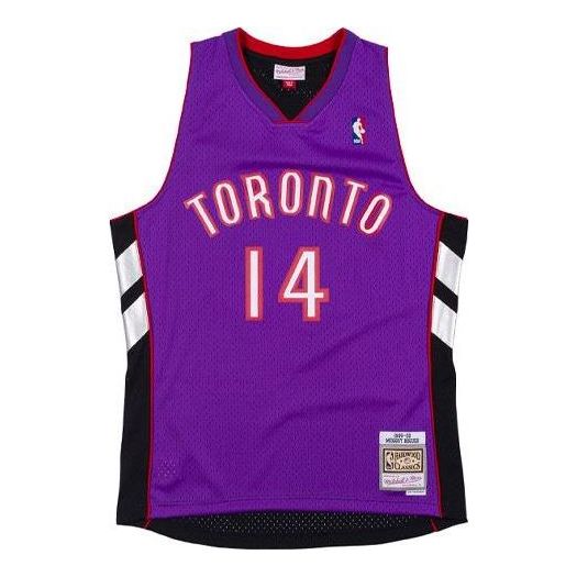 Mitchell & Ness NBA Muggsy Bogues Toronto Raptors 2001/02 Hardwood Classics Swingman Jersey #14 SMJYLG19082-TRARTPR99MBO