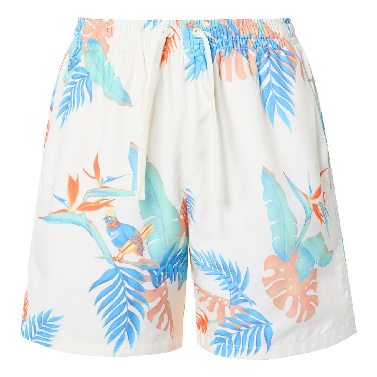 Nike Summer Floral shorts 'White & Blue' FQ0350-110