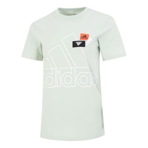 (WMNS) adidas Brd T-Shirt 'White Black' HM5288