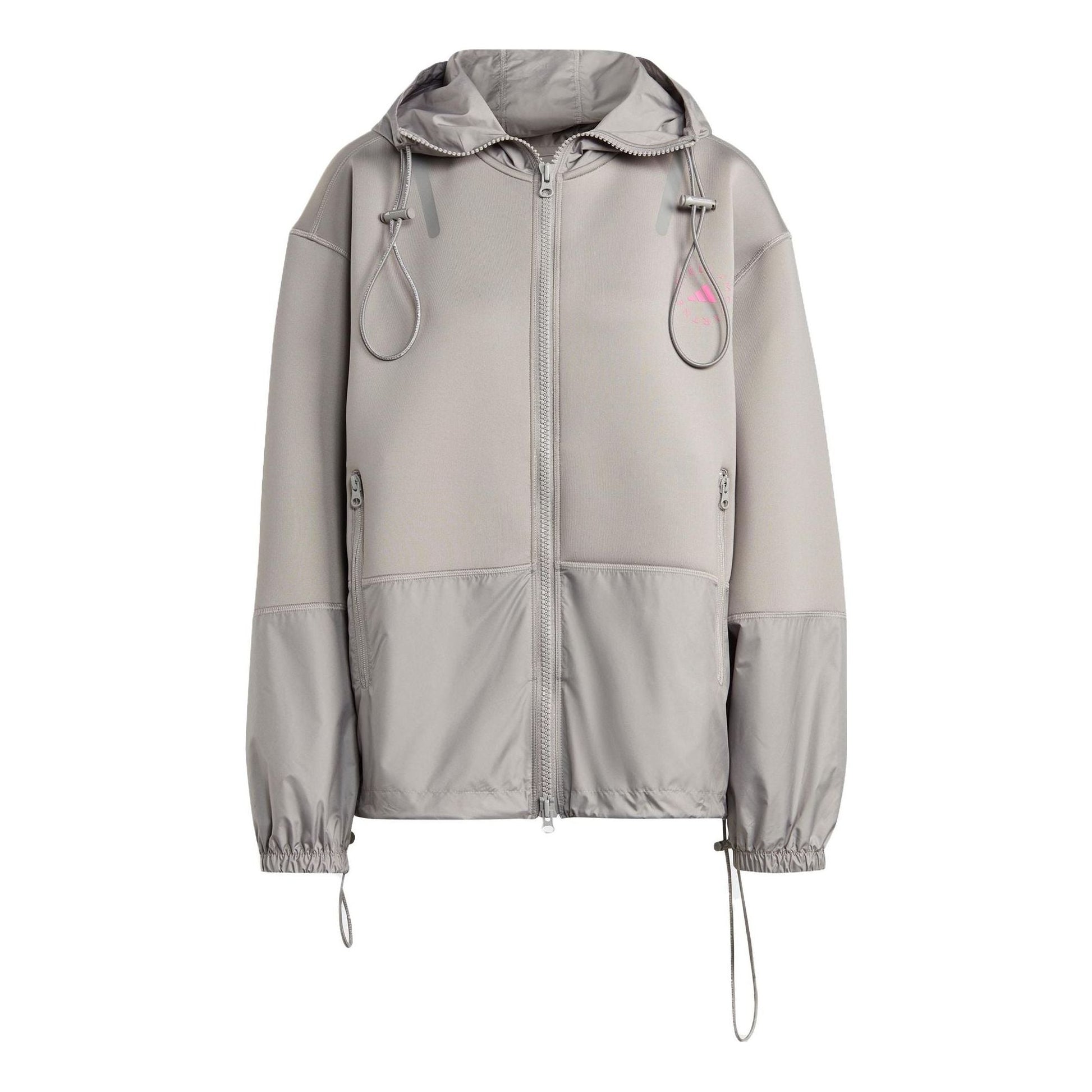 (WMNS) adidas by Stella McCartney Scuba Hooded Jacket Asia Sizing 'Grey' HR4477