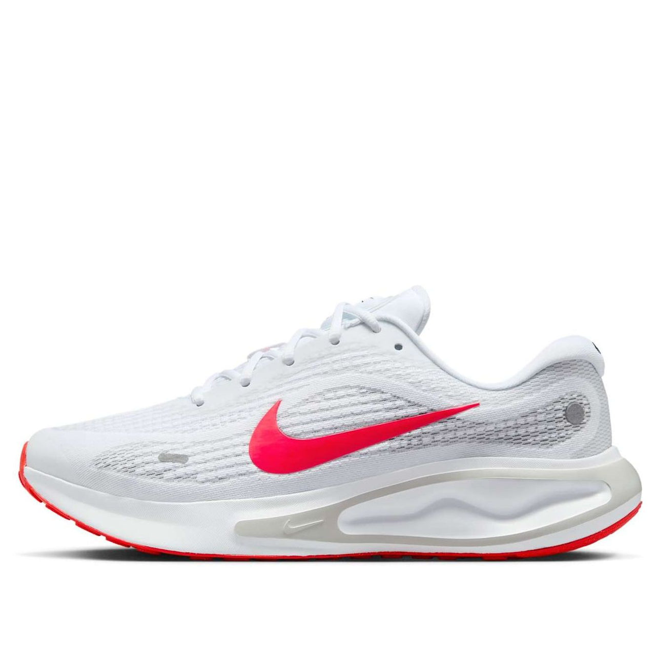 Nike Journey Run 'White Grey Bright Crimson' FN0228-106