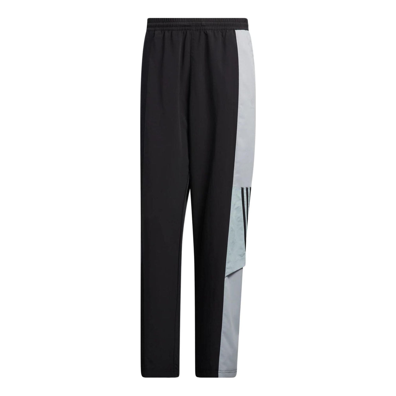 Men's adidas neo Splicing Elastic Waistband Straight Sports Pants/Trousers/Joggers Black HN4720
