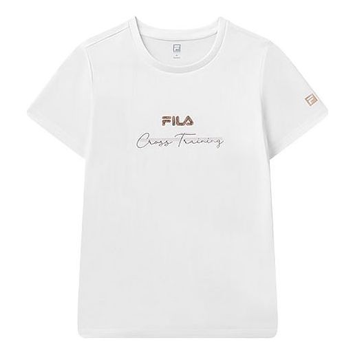 (WMNS) FILA Athletics Logo Printing White A11W121104F-WT