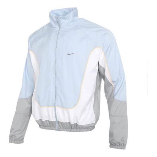 Nike Throwback Men's Basketball Jacket Blue CV1932-407