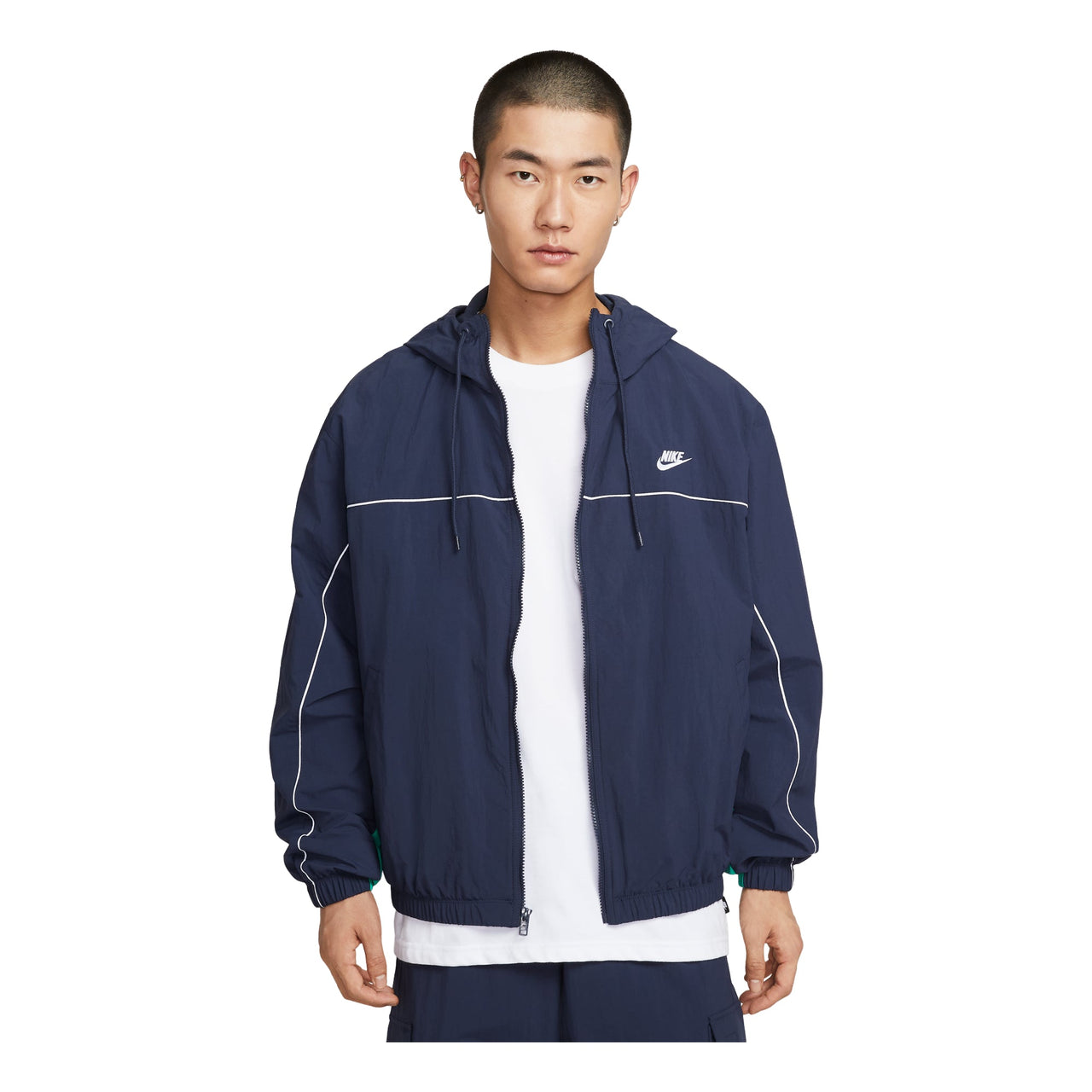 Nike Club Hooded Loose-Fit Jacket 'Obsidian' HJ2013-451