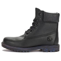 (WMNS) Timberland Heritage 6 Inch Waterproof Boot 'Black Leather Rubber Outsole' A5Q9S
