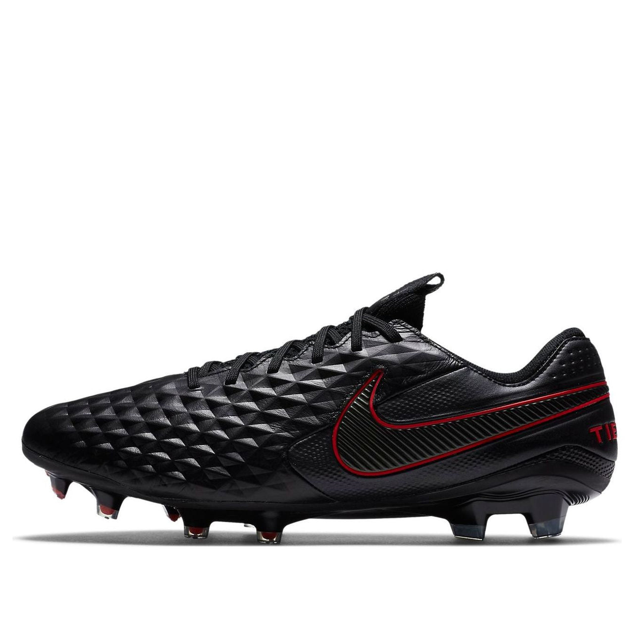 Nike Tiempo Legend 8 Elite FG 'Black Chile Red' AT5293-060