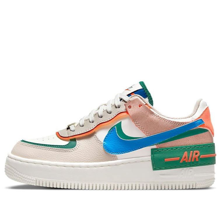 (WMNS) Nike Air Force 1 Shadow 'Sail Signal Blue Green' CI0919-109