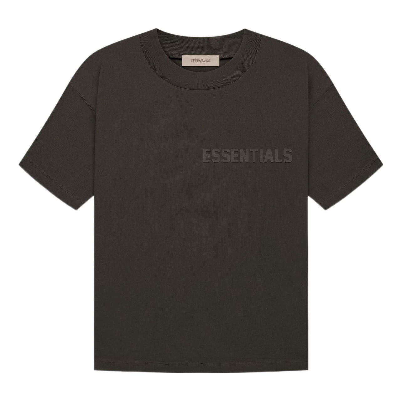 Fear of God Essentials FW22 Short Sleeve Tee 'Off Black' FOG-FW22-382