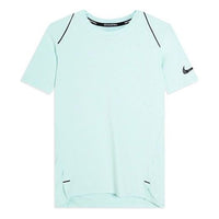 Men's Nike Dry Top Ss Hyperelite Elite Basketball Casual Sports Short Sleeve Green T-Shirt 895207-357