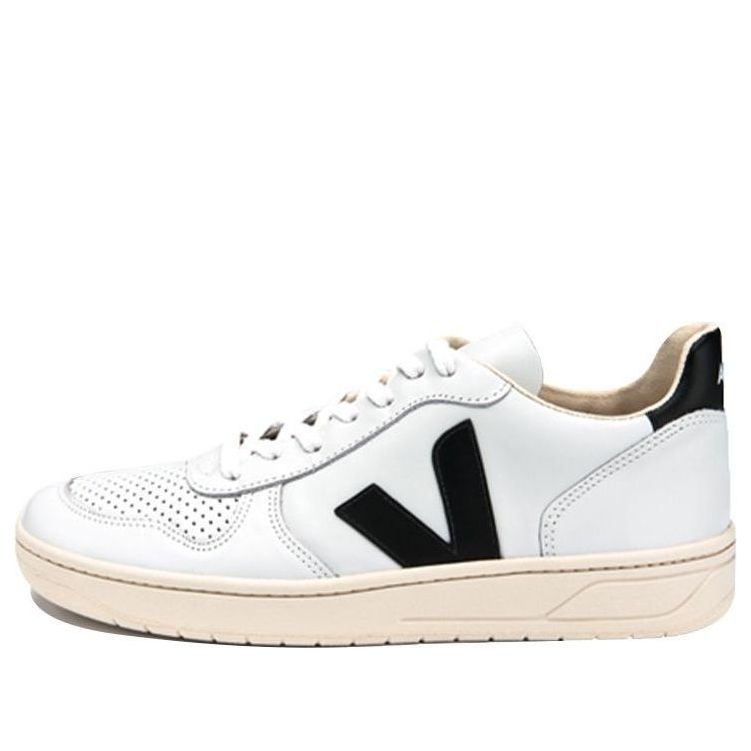 Veja V-10 Lace-Up 'Extra White Black' VX020005