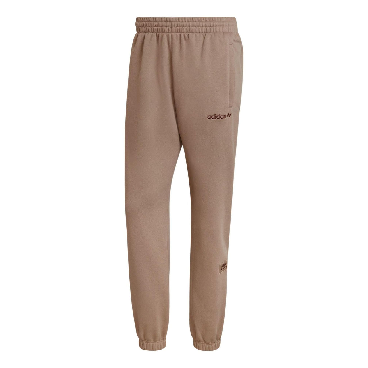 Men's adidas originals Embroidered Logo Bundle Feet Sports Pants/Trousers/Joggers Brown HM2669