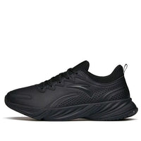 ANTA Running Series Sneakers Leather 'Black' 112145523-13