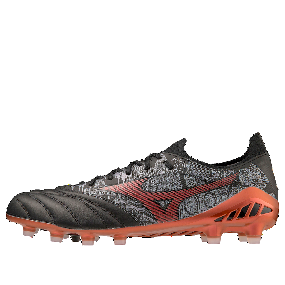 Mizuno Morelia Neo III Beta x SR4 Elite FG 'Black High Risk Red' P1GA2396-04