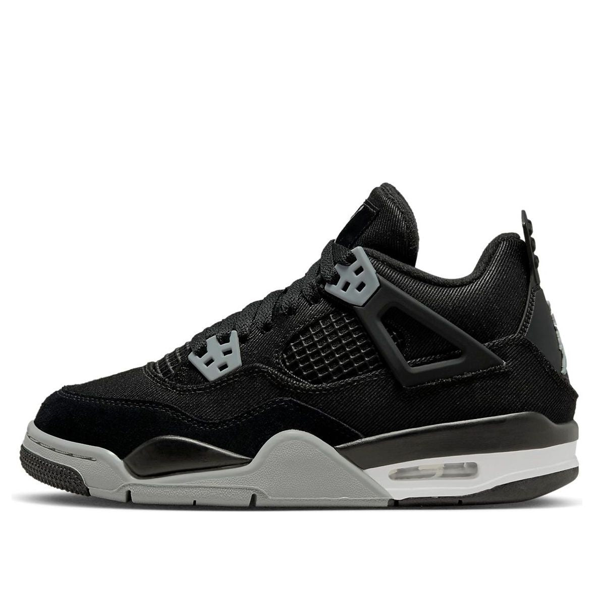 (GS) Air Jordan 4 Retro SE 'Black Canvas' DV0553-006