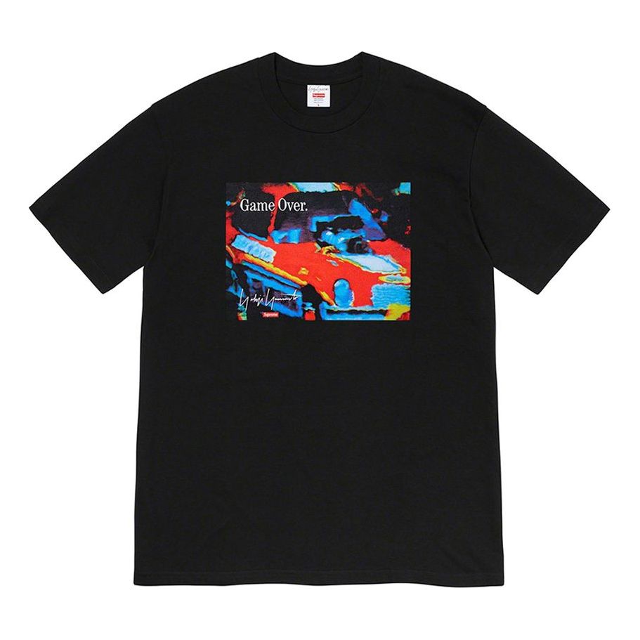Supreme FW20 Week 4 x Yohji Yamamoto Tee 'Black White' SUP-FW20-101