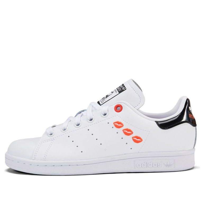 (WMNS) adidas originals Stan Smith 'White Black Orange' FY0265
