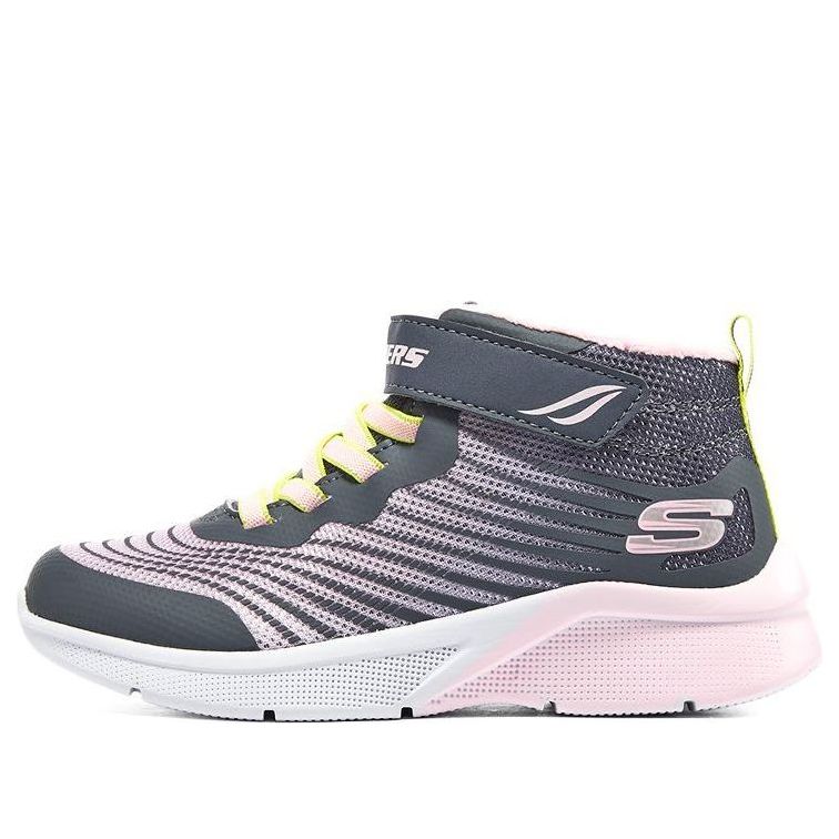 (GS) Skechers Microspec Rejoice Racer 'Grey Pink' 303070L-CCMT